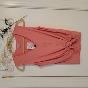 Brushed NWT peach tank, size small